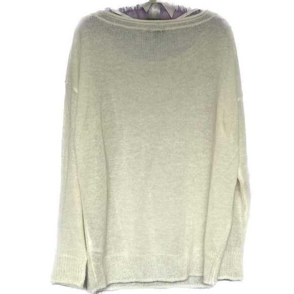 Jacob Sweater Pullover Cream Lightweight Long Sleeve Top Size L - Picture 2 of 4